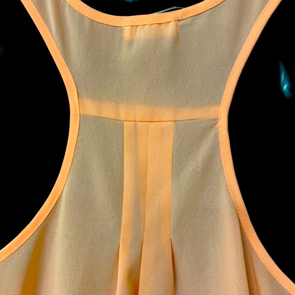 Tangerine orange razorback tank - Picture 4 of 5